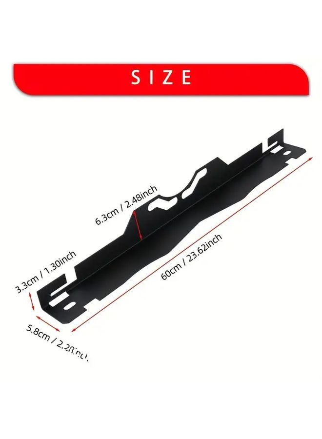 مجموعة أدوات محاذاة العجلات السوداء 2 قطعة مع أشرطة القياس لضبط مقدمة السيارة بنفسك - Image 2